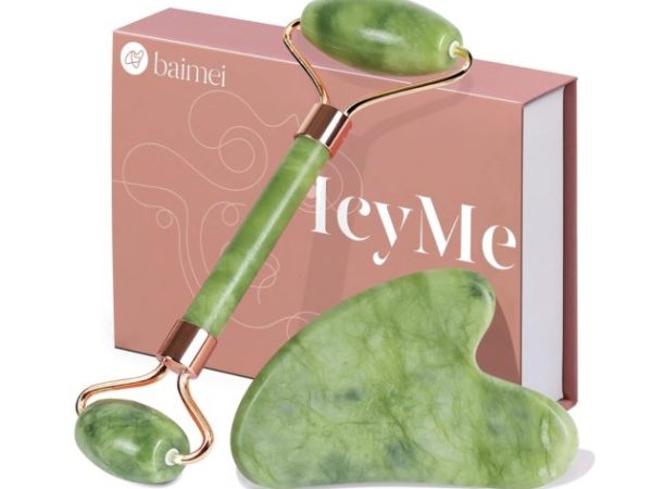 Gua Sha & Jade Roller Facial Tool only $5.99!